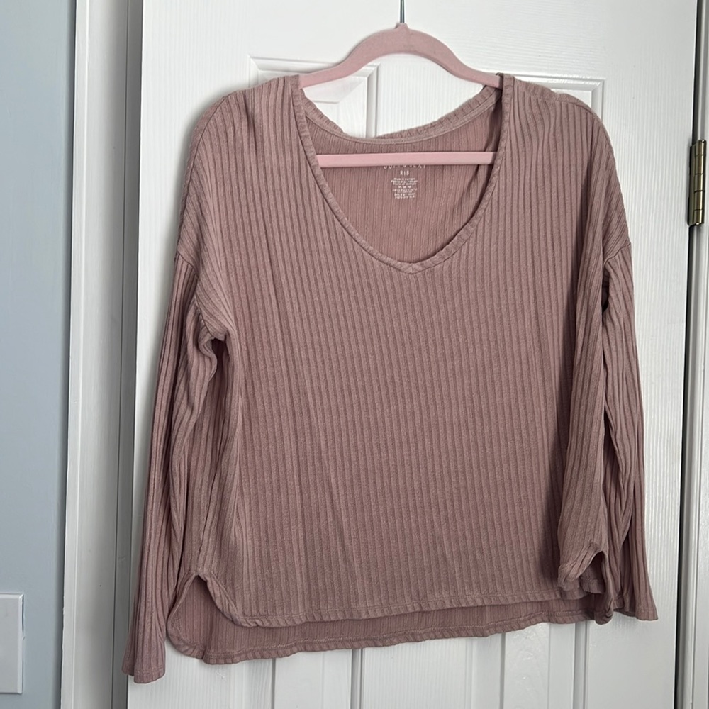American Eagle Ribbed Long sleeve